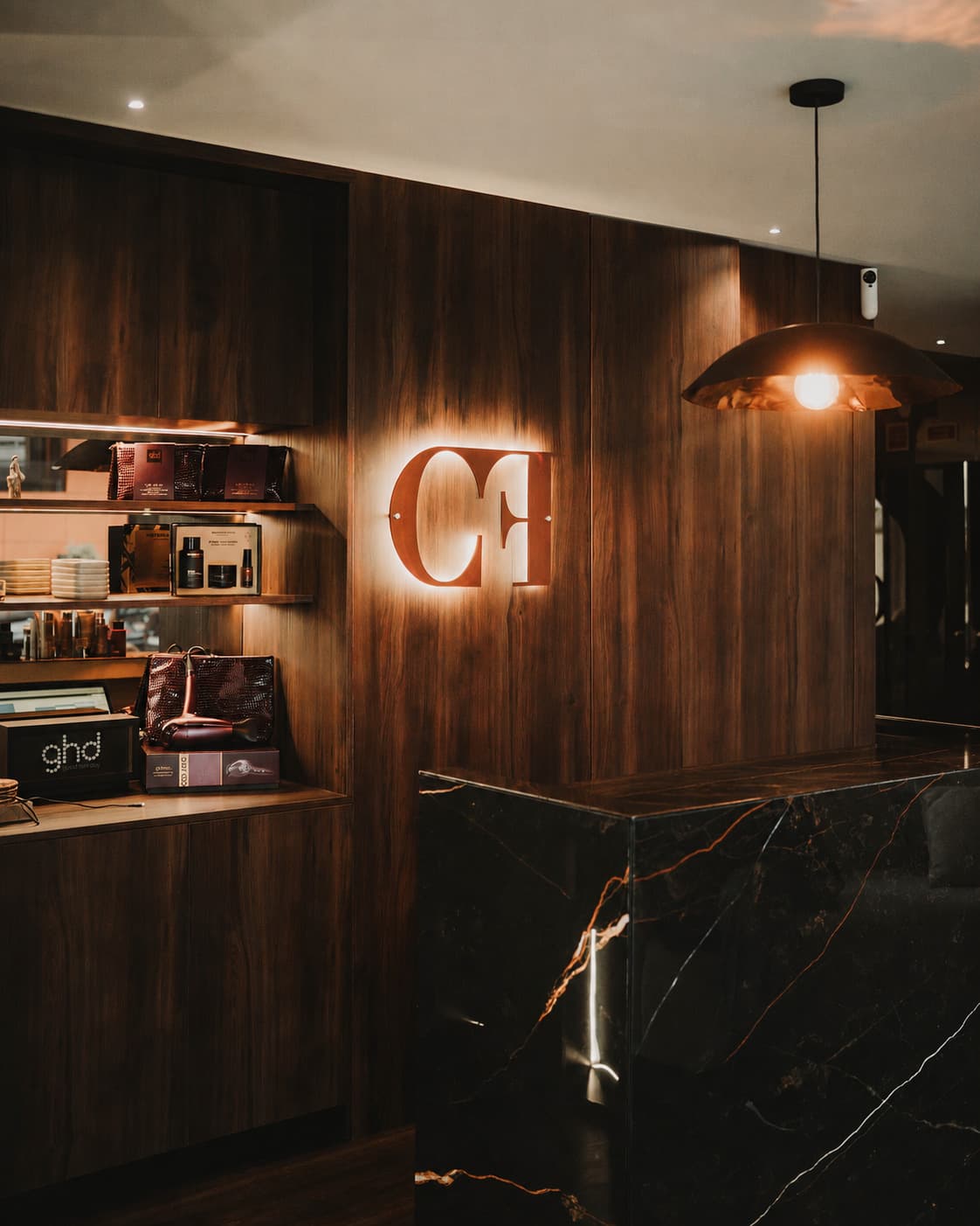 Espaço do salão CF Cabeleireiro